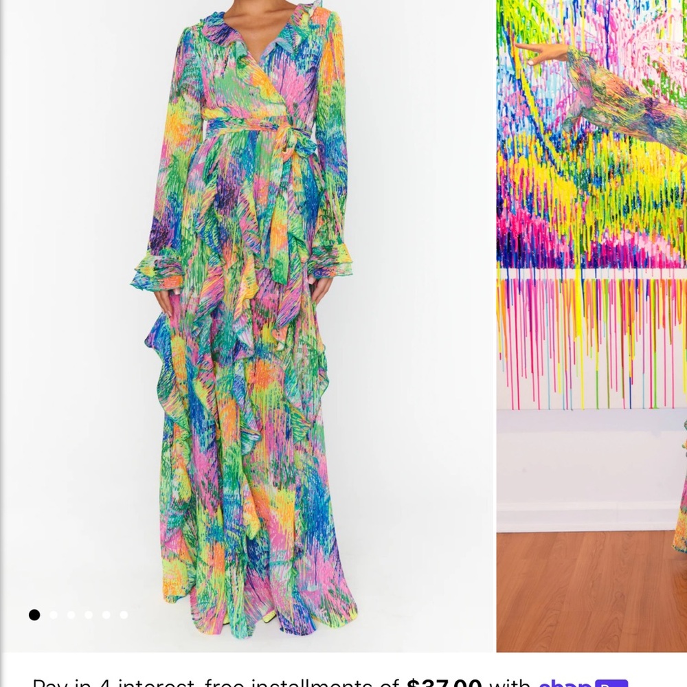 Jenny Ruffle Maxi Dress